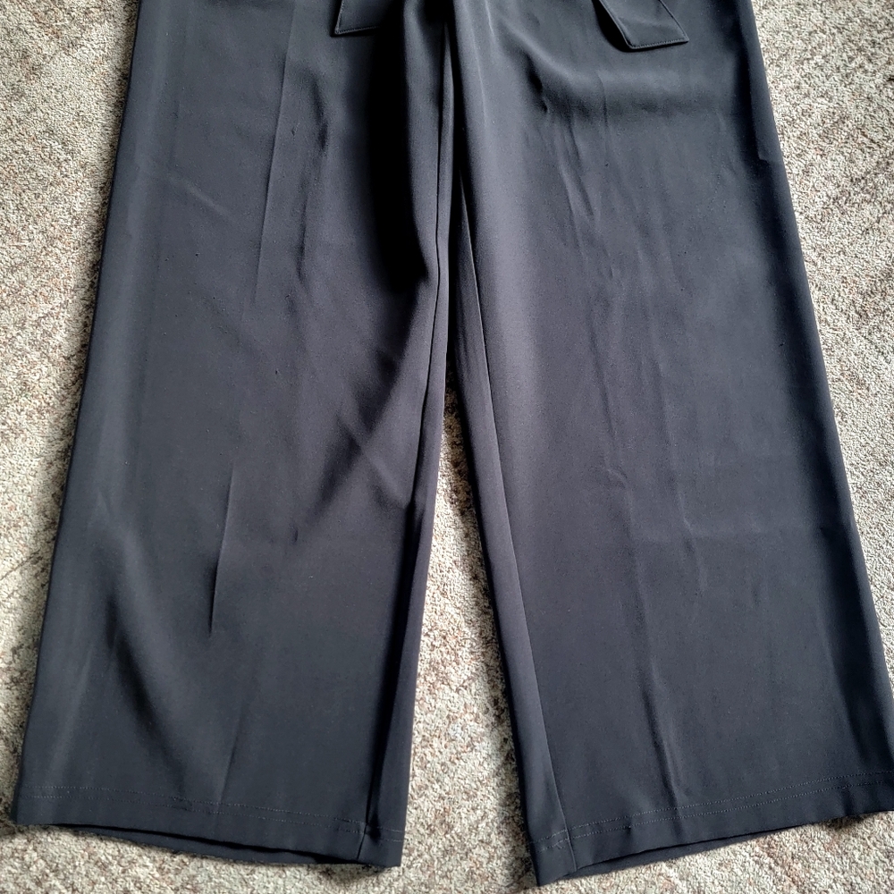 Lululemon Noir Pants Self-Tie Elasticated High Rise Wide Leg Pants Size‎ 4 - Picture 5 of 12